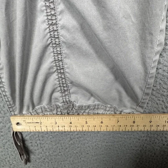 Eileen Fisher Pants Womens 22W Gray Capri Crop Outdoor Coastal Resort Vacation - Picture 9 of 10